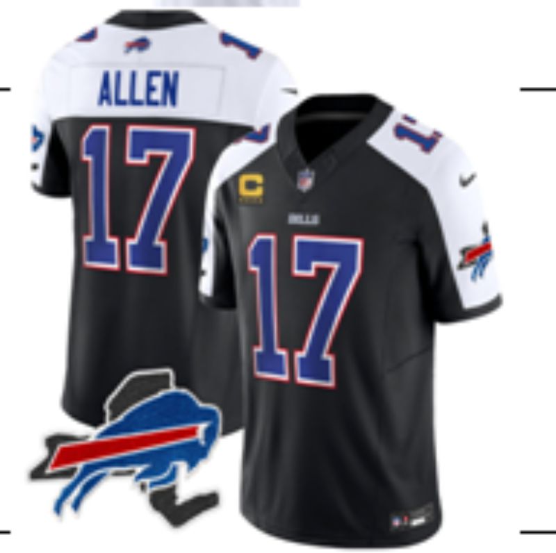 Men Buffalo Bills #17 Allen black Nike 2025 Limited NFL Jersey style 0031->buffalo bills->NFL Jersey